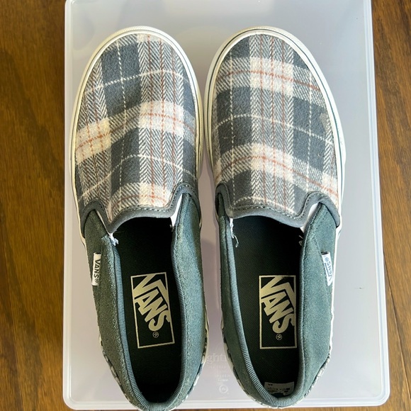 Vans® Asher Platform Slip-On Sneakers - Picture 3 of 10